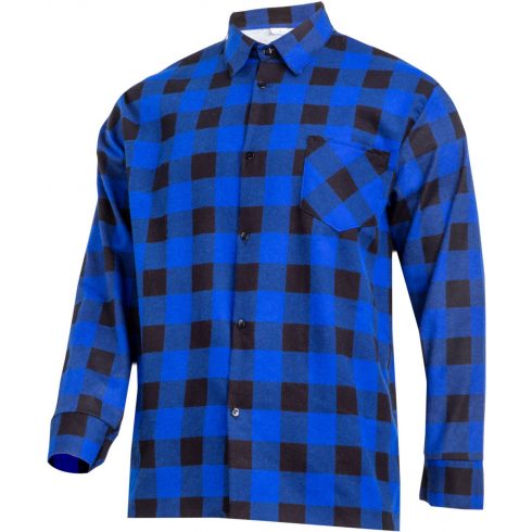 Kék flanel ing, 120g/m2, "2xl", ce, lahti