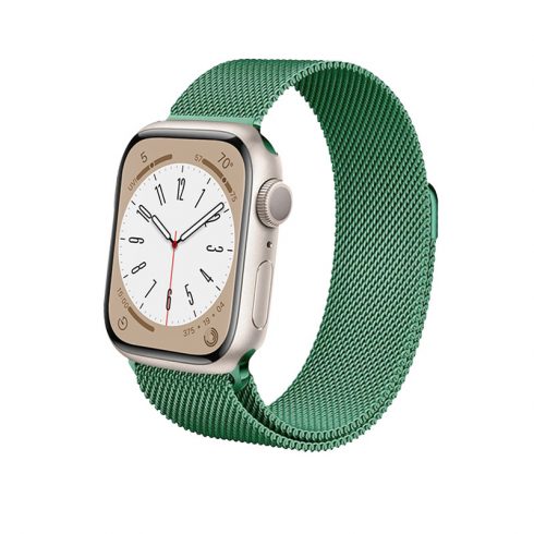 Crong Milano Steel Apple Watchhoz 38/40/41mm (smaragdzöld)