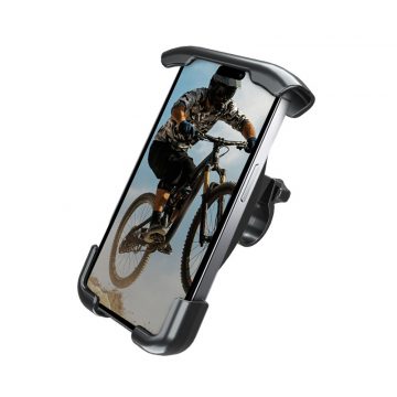   Crong Bikeclip Enduro - Kerékpáros és motoros telefontartó (fekete)