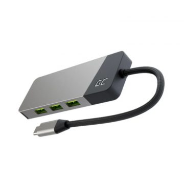   Green Cell – dokkolóállomás HUB USB-C HDMI 4K DEX SD és MicroSD kártyahely USB 3.1