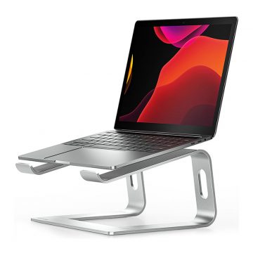 Crong AluBench - Alumínium laptopállvány (ezüst)