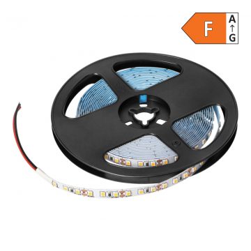   LED szalag 12V, 2835, 120L/m, 1000lm/m, 9,6W/m, IP20, 3000K, 5m