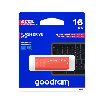 Goodram USB 3.2 pendrive 16 GB narancssárga