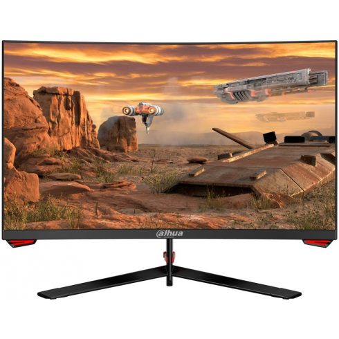 DAHUA 24" LED LM24-E230C/ herní/ VA panel/ 1920x1080 (FHD)/ 3000:1/ 1ms/ 250 cd/m2/ HDMI/ DP/ VESA 75x75/ černý