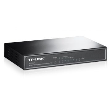 TP-LINK TL-SF1008P Switch PoE 8 port 10/100Mbps (4xPoE)