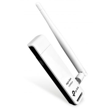   TP-LINK TL-WN722N Wi-Fi USB kártya + 4dBi antenna, b/g/n, 150Mb/s