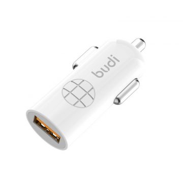 Budi - 1 db USB autós töltő LED jelzővel