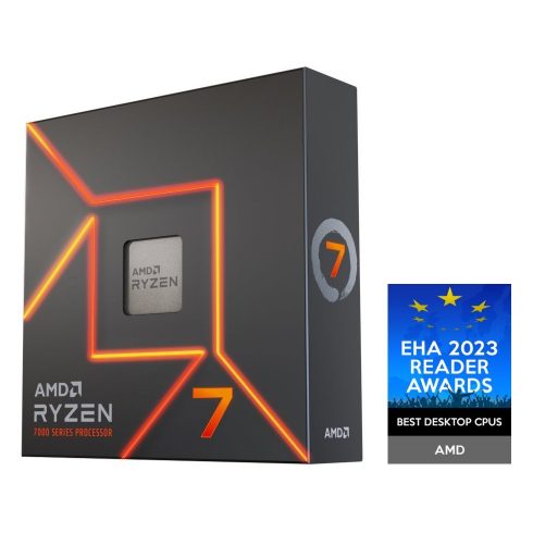 AMD Ryzen 7 7700X / LGA AM5 / max. 5,4 GHz / 8C / 16T / 40 MB / 105 W TDP / BOX nélkül chladiče