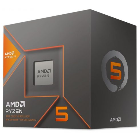 AMD Ryzen 5 8600G / LGA AM5 / max 5.0GHz / 6C/12T / 22MB / 65W TDP / Radeon 760M / BOX Wraith Stealth hűtők