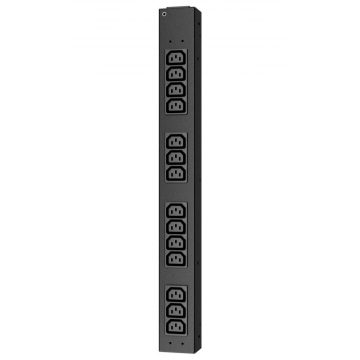   APC AP6003A (RACK) PDU, alap, félmagas, 100-240V/20A, 220-240V/16A, (14) C13