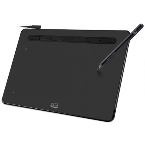 Adesso CYBERTABLET K8/ grafikus tábla 8" x 5"/ 8192 szintnyomás/ 6 programozható gomb/ USB-C