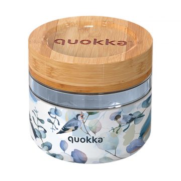   Quokka Deli Food Jar - Üveg ételtartó / ebéddoboz 500 ml (Blue Nature)