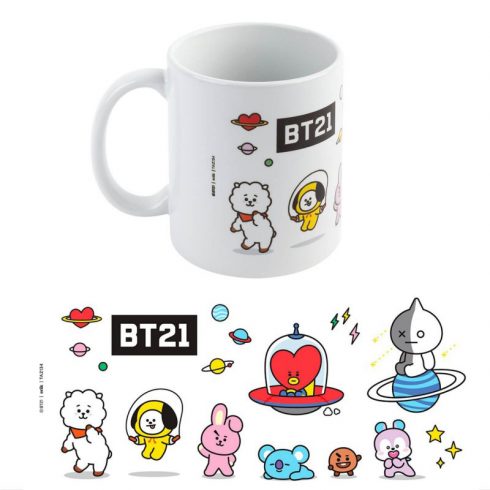 BT21 - Kerámia bögre 350 ml Universtar