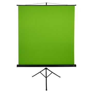   AROZZI Green Screen/ zöld háttér fotósoknak és streamereknek/ mobil állvány 90" (228 cm)/ 157 x 157 cm/ tok fekete