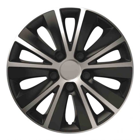 Rapide hubcap 16" ezüst-fekete (fekete és ezüst)