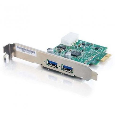 DELL PCI-E kártya USB 3.0 SuperSpeed, 2 portos