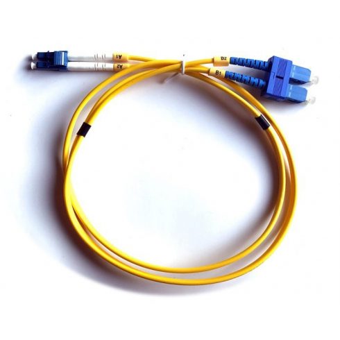 DATACOM optikai patchcord LC-SC 09/125 SM 1m duplex