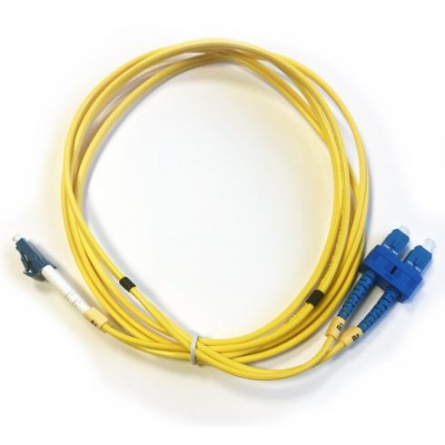 DATACOM optikai patchcord LC-SC 09/125 SM 2m duplex