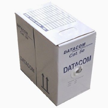 DATACOM kábelvezeték C5E UTP PVC 305m doboz szürke