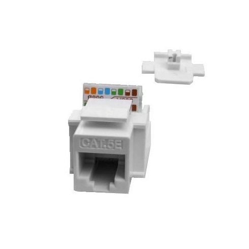 DATACOM Keystone RJ45 UTP CAT5E önvágó, fehér