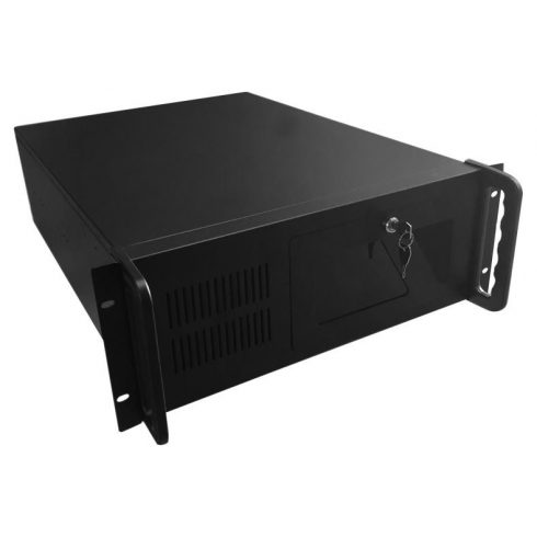 DATACOM 19" Case IPC 4U/585mm BK tápegység nélkül