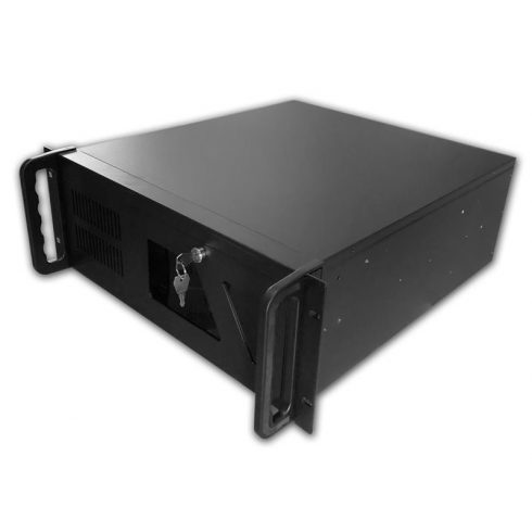 DATACOM 19" Case IPC 4U/485mm BK tápegység nélkül