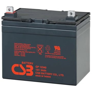 CSB Pb tartalék akkumulátor CSB GP12340, 12V, 34Ah