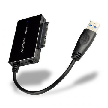   AXAGON USB adapter pro SATA lemez / ADSA-FP3 / USB 3.0 / SATA 6G / AC adapter / 0,2m