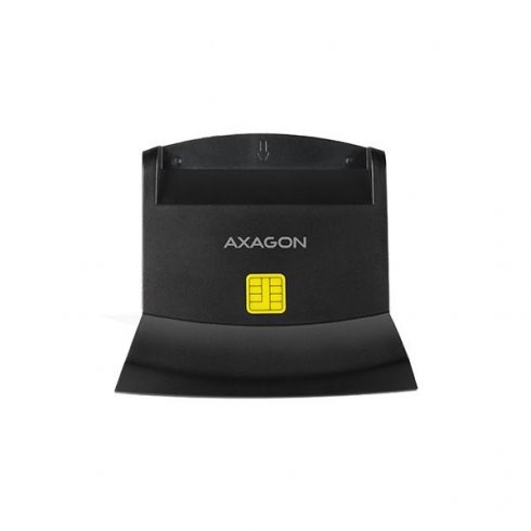 AXAGON kontakt intelligenskártya-olvasó (eCitizen), microSD/SD, SIM kártya / CRE-SM2 / USB 2.0 / 1,3 m