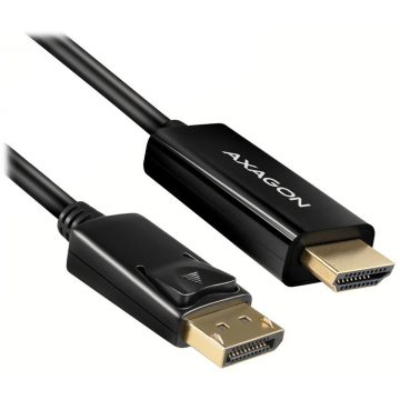   AXAGON adapter a DisplayPort-ról HDMI-re 1.4-es verzió / RVD-HI14C2 / 4k/30Hz / 1,8m