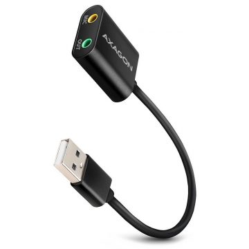 AXAGON USB kártya / ADA-12 / USB 2.0 / 15 cm-es kábel