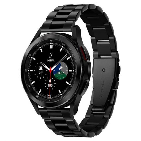 Spigen Modern Fit Band – karkötő Samsung Galaxy Watch 4 / 5 / 5 Pro / 6 (fekete) készülékhez