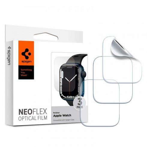 Spigen Neo Flex – Fólia Apple Watchhoz 8/7/6/5/4/SE (45-44) mm (3 db)