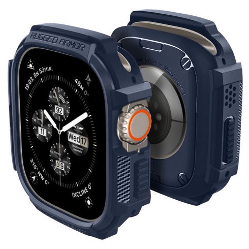 Spigen Rugged Armor – Apple Watch Ultra 1/2 tok 49 mm (tengerkék)