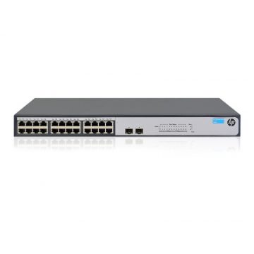   HP Switch 1420/ 24x 10/100/1000 + 2x 1G SFP, felügyelet nélkül, rack