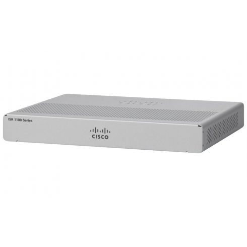 Cisco Router C1116-4P - ISR 1100, 4 portos DSL melléklet B/J, GE WAN