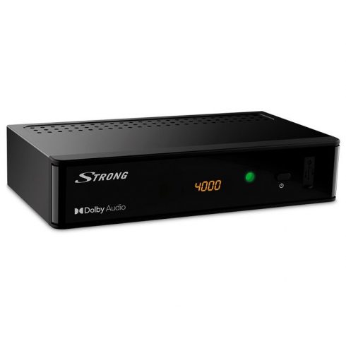 ERŐS DVB-T/T2 set-top-box SRT 8215/ kijelzővel/ Full HD/ H.265/ HEVC/ PVR/ EPG/ USB/ HDMI/ LAN/ SCART/ fekete