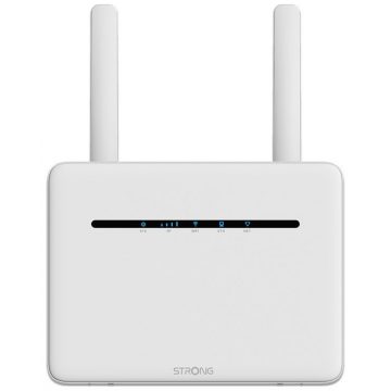   ERŐS 4G+ LTE router 1200/ Wi-Fi szabvány 802.11a/b/g/n/ac/ 1200 Mbit/s/ 2,4 GHz és 5 GHz/ 4x LAN/ 1x SIM/ fehér