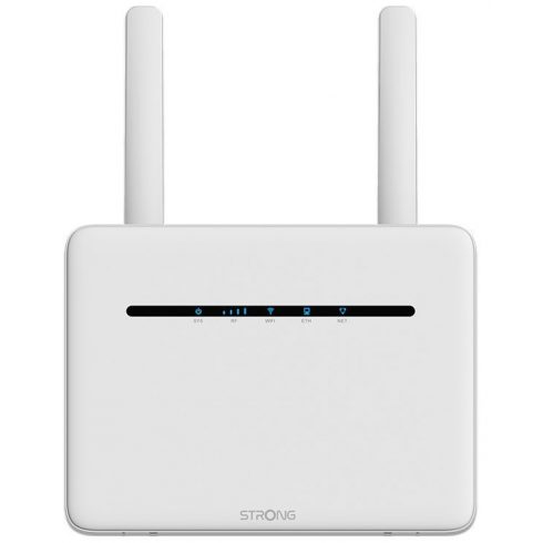 ERŐS 4G+ LTE router 1200/ Wi-Fi szabvány 802.11a/b/g/n/ac/ 1200 Mbit/s/ 2,4 GHz és 5 GHz/ 4x LAN/ 1x SIM/ fehér